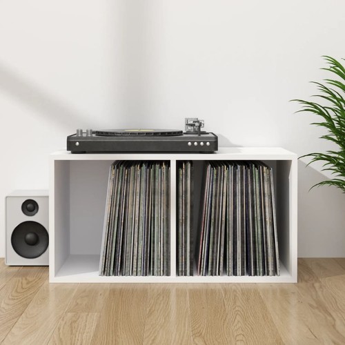 Vinyl record storage - storage, white